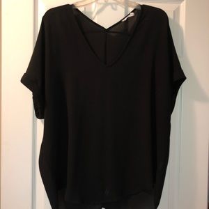 Silky v neck shirt